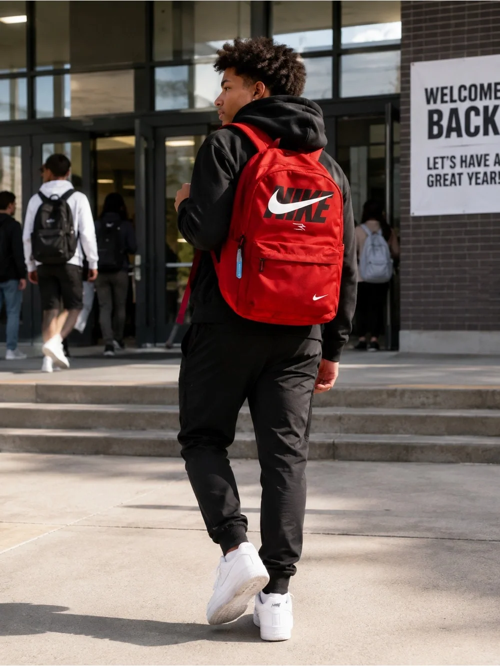 Nike Red Russell Wilson backpack fits 15” laptop